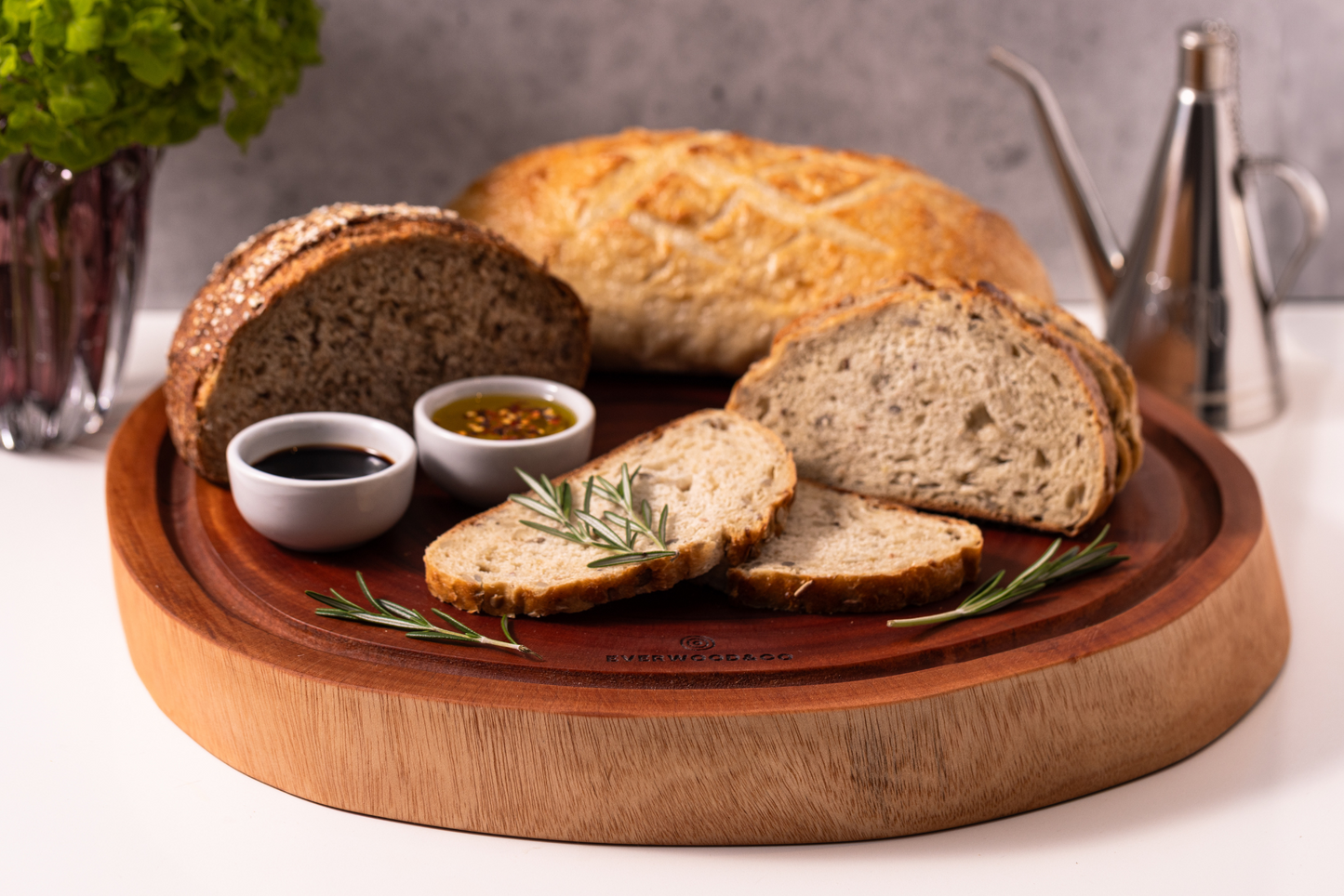 Our Exclusive Signature Premium Round Cutting Board - End Grain - LARGE
