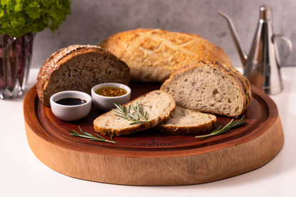 Our Exclusive Signature Premium Round Cutting Board - End Grain - LARGE