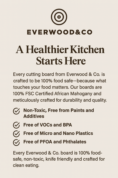 Our Exclusive Signature Premium Round Cutting Board - End Grain - LARGE