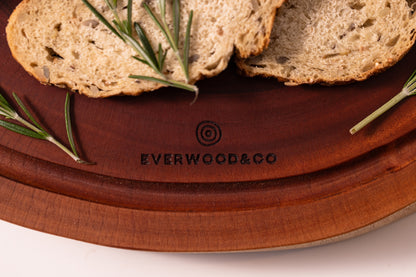 Our Exclusive Signature Premium Round Cutting Board - End Grain - MEDIUM