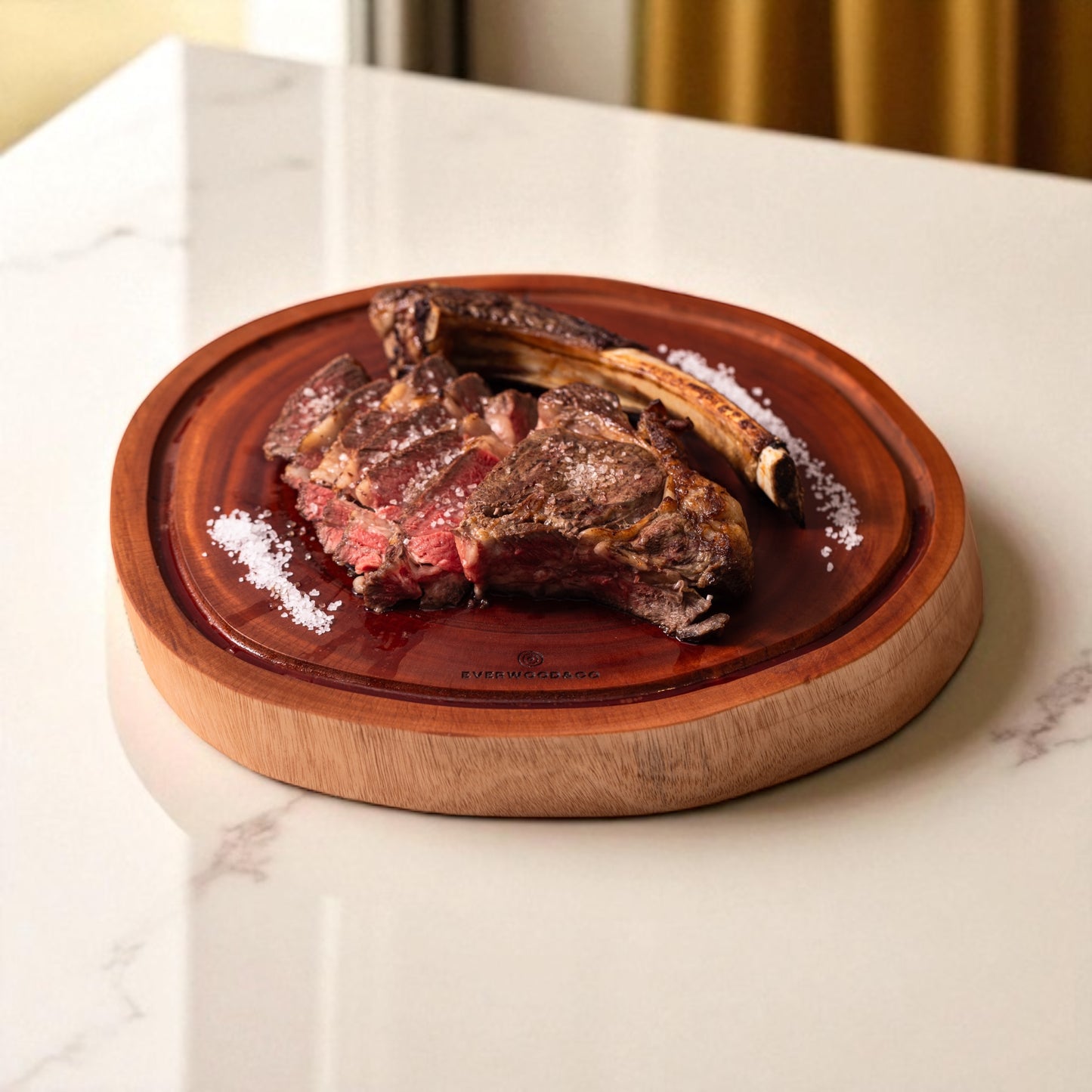 Our Exclusive Signature Premium Round Cutting Board - End Grain - MEDIUM