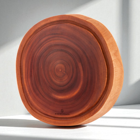 Our Exclusive Signature Premium Round Cutting Board - End Grain - LARGE